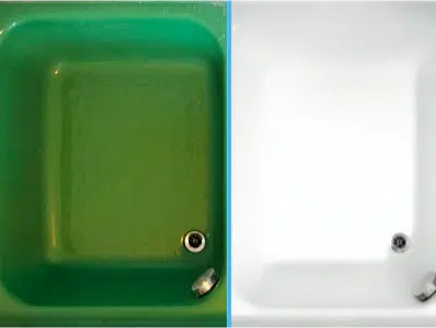 farbwechsel Badewannen Reparatur glänzende Oberfläche
